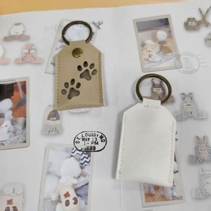 Vật nuôi chân hình da <span class=keywords><strong>Keychain</strong></span> chó mèo lông lưu niệm <span class=keywords><strong>Keychain</strong></span> chó tóc Collector Keyring quyến rũ cho túi ví - Product Image 6