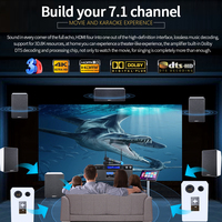 Receptor AV PAHOPE MK-8000 7.1 Canales, 8K 3D Dolby DTS HD, Amplificador de Karaoke para Cine en Casa de 8 Canales, Venta al Por Mayor de Fábrica OEM