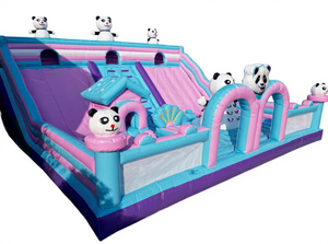 <span class=keywords><strong>Castillo</strong></span> <span class=keywords><strong>Inflable</strong></span> Personalizado con Diseño de Panda Gigante, <span class=keywords><strong>Castillo</strong></span> Hinchable de PVC de Alta Calidad, Medianos y Grandes Castillos Inflables - Product Image 4