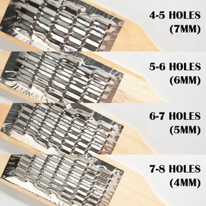 Tay cầm bằng gỗ thép không gỉ củ cải cà rốt rau phẳng nhà bếp đa lỗ Shredder cầm tay pho mát Hướng dẫn sử dụng thực phẩm vắt tay - Product Image 3