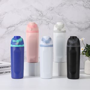 Doppelwandige Isolierte Sport-Trinkflasche mit Gleichem Logo oder Eigenem Logo, 16oz 20oz 24oz 32oz Edelstahl-Wasserflasche mit Deckel und Strohhalm - Product Image 3