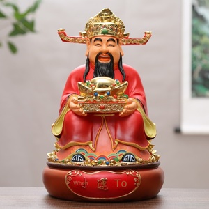 Estatuas de Buda de Resina Ecológicas al por Mayor, Figuras del <span class=keywords><strong>Dios</strong></span> de la Riqueza, Artículos Decorativos Religiosos de Feng Shui para Atraer la Riqueza a los Hogares - Product Image 2