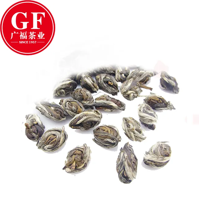 Fujian Jasmine tea with green tea phoenix eye Dragon pearl tea flowering