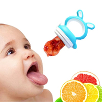 Meilleur support congelé tétine de dentition fruits frais Silicone grignoteuse alimentation sucette pour bébé filet de nourriture factice