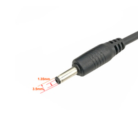 Cable de Alimentación USB AM a DC de 3.5*1.35mm, Cable de Carga USB a Conector DC para Router, Luz LED, Cámara CCTV, Mini Ventilador