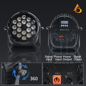 Luz LED Par de Alta Calidad 18x18w RGBWA UV 6en1, IP65, 18 Piezas, Resistente al Agua, para Exteriores - Product Image 4