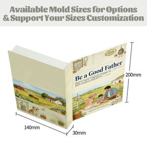 Nouveau type d'organisateur de téléphone dissimulé, support de rangement en forme de faux livre pour prévenir la dépendance aux téléphones des étudiants et des enfants, couverture personnalisable - Product Image 2