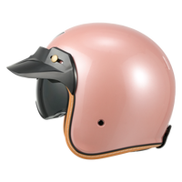 Casque de moto rétro demi-face ECE 22.06, casque ouvert vintage, OEM/ODM FctoryOF606