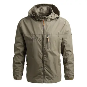 2023 Spot all'ingrosso giacca da alpinismo utility giacca impermeabile traspirante invernale giacca da esterno da uomo giacca a vento personalizzata