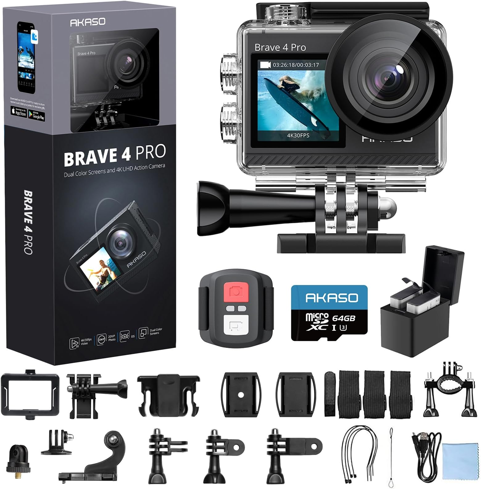 With 64GB MicroSD Card