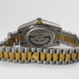 Orologio da Polso Automatico da Uomo in Oro, Design Popolare OEM, Cristallo Zaffiro, Diamanti, Orologio Meccanico Vintage - Product Image 5