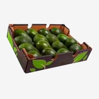 Verpakkingen van golfkarton voor fruit en groenten op maat, met handvat en dividers