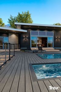 Tarima de WPC para Exteriores Resistente al Agua, con Vigas de Acero, Revestimiento de Madera y Plástico Compuesto, Tablero de Madera y Plástico Compuesto - Product Image 4