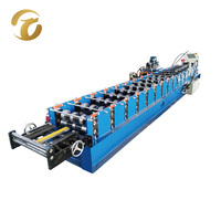 Ligne de formage à froid de tôles galvanisées compacte pour tuiles de toit, à largeur d'alimentation réduite, pour petit atelier, peu encombrante