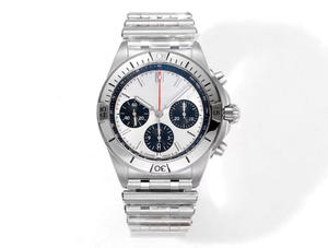 Montre mécanique automatique de haute qualité, chronographe classique multifonctionnel en acier inoxydable ultra-fin - Product Image 1