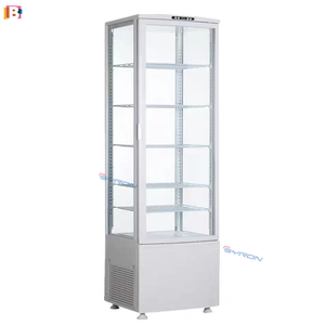Réfrigérateurs verticaux à 4 côtés en verre Byron, <span class=keywords><strong>vitrine</strong></span> à gâteaux, supermarché pour hôtel, <span class=keywords><strong>buffet</strong></span> - Product Image 5