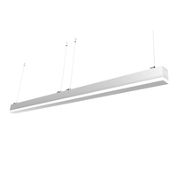 8ft 80W Color seleccionable 0-10V DALI Regulable 120-277V Lámpara lineal arquitectónica con ETL DLC 5,1 Premium