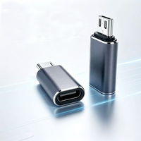 Adaptador de Micro USB a USB C, Conector Hembra Tipo C a Micro USB Macho