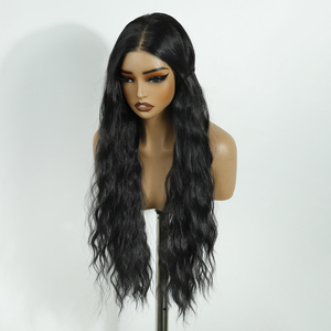 Peluca de Cabello Sintético Rebecca 13x4 HD Lace Front, Color <span class=keywords><strong>Rubio</strong></span> Ombre Natural, Resistente al Calor, Fibra Sintética, Sin Pegamento - Product Image 4