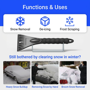 Spazzola per Neve 3 in 1 Retrattile per Auto, Raschietto per Ghiaccio, Pala Portatile per Parabrezza di Auto, SUV <span class=keywords><strong>e</strong></span> <span class=keywords><strong>Camion</strong></span> - Product Image 3