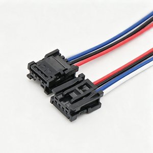 Faisceau de câblage automobile 4P en plastique noir, connecteur personnalisé, câble électrique automobile de couleur personnalisée pour équipement intérieur de voiture - Product Image 3