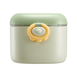 Conteneur portable pour lait en poudre, grand format carré, étanche à l'humidité, scellé, pour bébé de 0 à 12 mois, boîte de rangement en plastique - Product Image 1