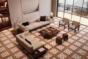 Azulejos de suelo de grano de madera antiguo, habitaciones de <span class=keywords><strong>Hotel</strong></span>, parquet de Arte de madera, azulejos de porcelana, azulejos antideslizantes - Product Image 5