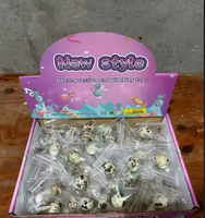 Escargot de mer Oeil de chat Squishy Squeeze Ball Oeuf de caille Fidget Toy pour enfants de 5 à 7 ans Jouet anti-stress pour garçons et filles