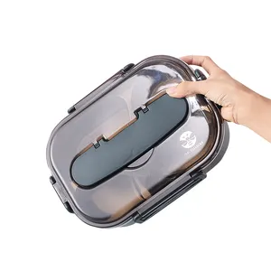 304 Cute stainless steel food container for kids school lunch box