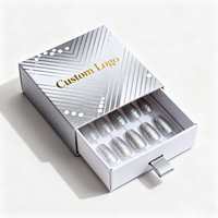 Tiroir personnalisé de luxe de haute qualité Boîte d'emballage de couleur cadeau artisanal pour vernis à ongles pointes d'ongles