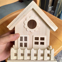 Nid d'oiseau nouvelle maison et Brid boîte d'élevage décoration pas cher rustique en bois mode maison pour animaux de compagnie cabanes en bois solide volière Cage à oiseaux