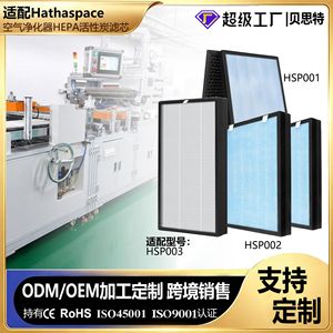 Mejor filtro purificador de aire H13 True Hepa con carbón activado para mascotas, compatible con Hathaspace HSP001 HSP002 HSP003 - Product Image 4