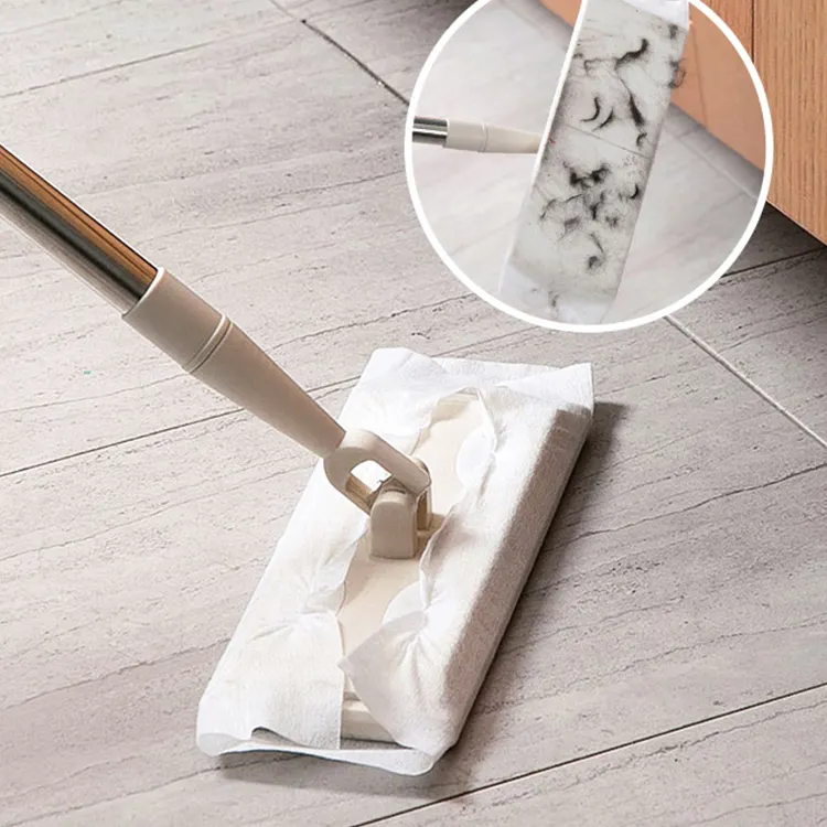 Atacado Descartável Microfibra Eletrostática Piso limpeza panos plana mop substituição almofadas para a limpeza da casa