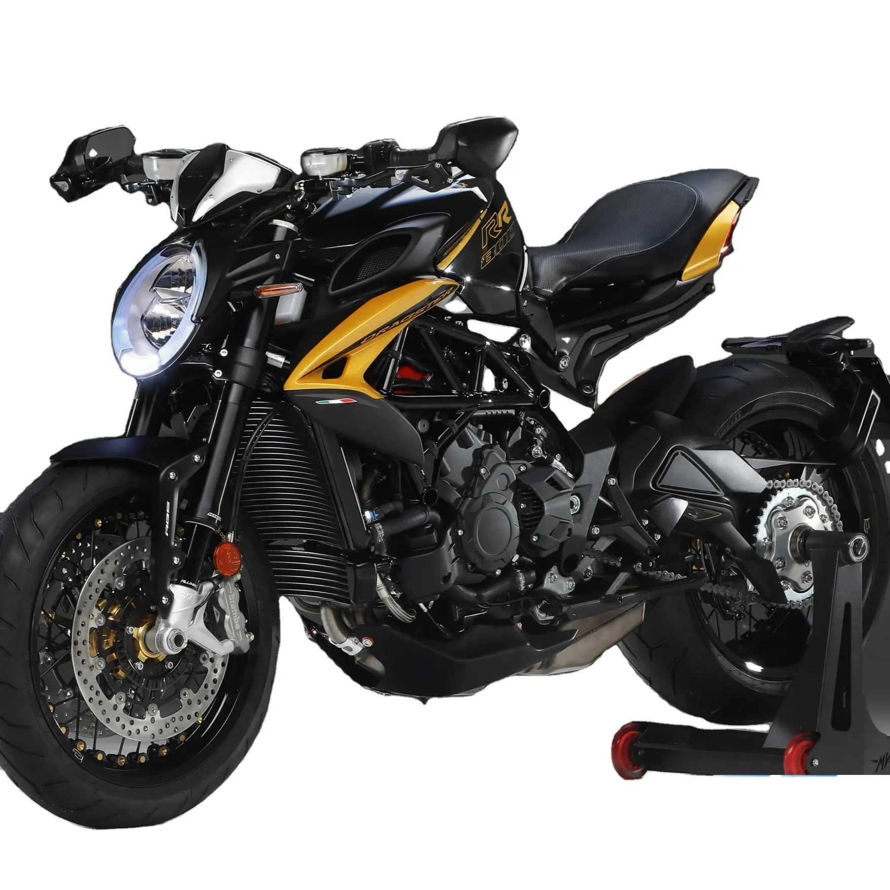 Yüksek performanslı motosiklet marka MV Agusta motosiklet MV süzgeçli Dragster 800 In-line üç silindirli 800cc