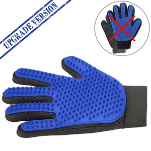 Reusable Portable Double Sided Static Remover Gloves Self Cleaning for <b>Dog</b> Cat Hair Removal <b>Couch</b> Carpet Car Seat-Made Polyester - Product Image 5