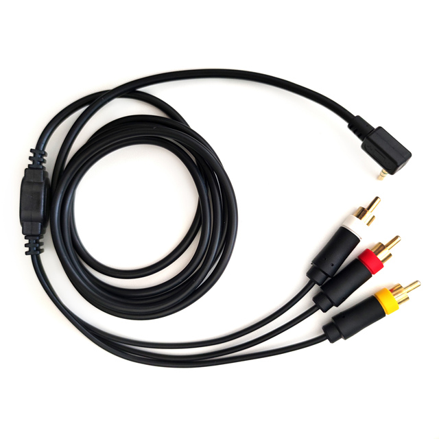P Sp 1.8M Black Audio Video AV Cable for PSP 2000 Console