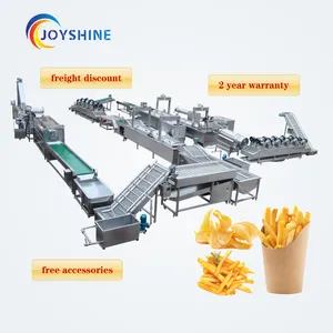 Best Selling Sweet Potato Flakes Crisp Maker Processing Line Finger Potato Chips Making Machine for Sale