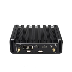 Hiệu suất cao nhúng không quạt Mini PC với Dual Lan, hiển thị kép, hợp kim nhôm trường hợp cho điều khiển công nghiệp và IOT cạnh - Product Image 4