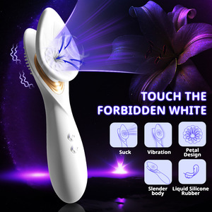 Masturbador Vibrador con Succión al Vacío y Forma de Pétalo, Cuerpo Delgado para el Placer Femenino, Juguetes Sexuales para la Masturbación Femenina - Product Image 5