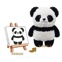 Peluche personnalisée en polyester et nylon brodée
