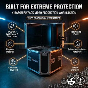 <span class=keywords><strong>Pioneer</strong></span> CDJ <span class=keywords><strong>Tour</strong></span> <span class=keywords><strong>1</strong></span> ATA Personnalisable ODM Flight Case Étanche Antichoc EVA Plastique et Aluminium Stockage Sécurisé Support OEM - Product Image 6