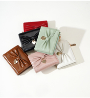 Dompet Tipis Fungsional Baru Baellerry untuk Wanita dan Remaja Putri, Dompet Lipat dengan Resleting untuk Uang Koin dan Tempat Kartu, Kulit PU Berkualitas Tinggi yang Elegan