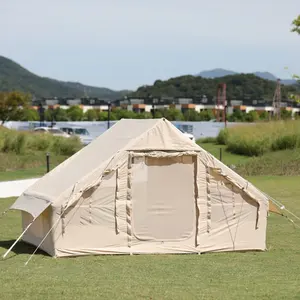 Confiável qualidade 3-4 pessoa viajando acampar grande família fantasia grande espaço tenda ao ar livre inflável casa tenda