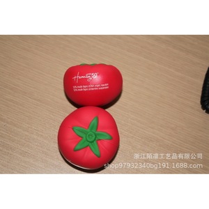 Pu <b>Foam</b> Tomato Shape Stress Relief Toy <b>Craft</b> Gift Decor Item - Product Image 1
