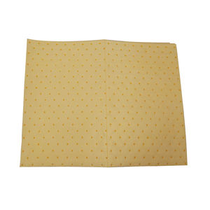 La couleur jaune perforée a embrévé la feuille absorbante chimique industrielle de protections absorbantes de <span class=keywords><strong>Hazmat</strong></span> - Product Image 4