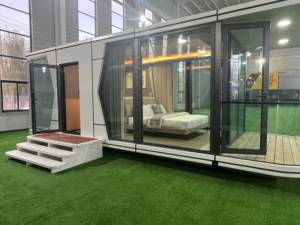 Casa <span class=keywords><strong>Prefabricada</strong></span> Moderna, Móvil, Tipo Cápsula Espacial <span class=keywords><strong>de</strong></span> <span class=keywords><strong>Madera</strong></span> Inteligente, Contenedor para <span class=keywords><strong>Vivienda</strong></span> Temporal, Hoteles y Estancias - Product Image 6