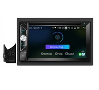 Unité principale universelle USB double din 6.2 pouces android 1.5GHz avec carplay BT5.0 auto car dvd cd player
