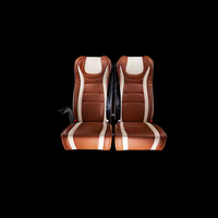 Siège double de luxe pour bus avec table arrière et ceinture de sécurité pour voiture de passagers, sièges de voiture modifiés par le fournisseur