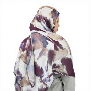 Nouveau design 2025 – Grand châle musulman en modal 200*70, impression numérique de qualité supérieure, double couture, doux et respirant, pour femme - Product Image 3