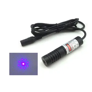 8 Punts Cirkel Blauwe Laser Dot Module Met Middelpunt Patroon